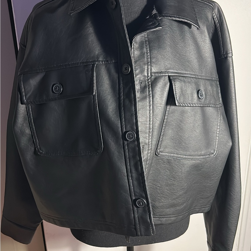 Wild Fable Black Shirt Jacket